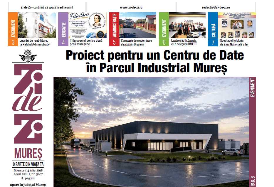 Construirea unui centru de date modern în Parcul Industrial din Mureș