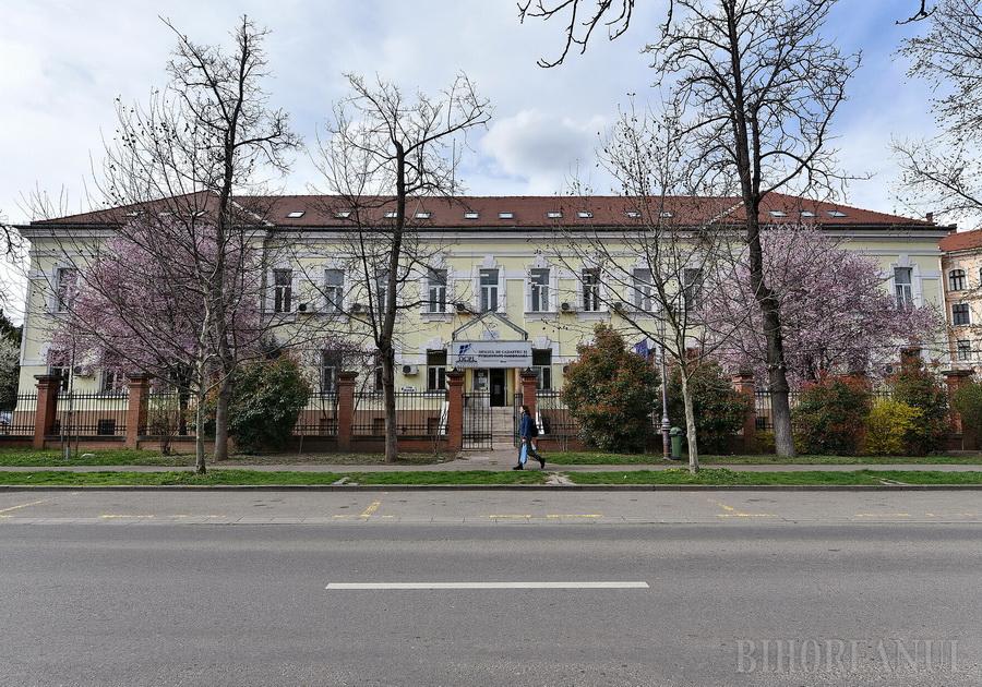 Echipă tehnică OCPI Bihor reparând sistemul informatic