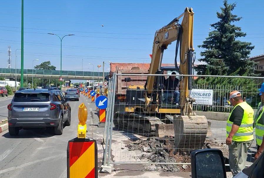 Lucrări de extindere a rețelei de canalizare pe Calea Feldioarei, Brașov