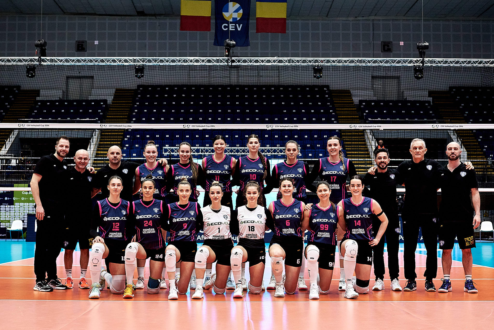 Echipa CSO Voluntari 2005 în meci european de volei feminin Echipa CSO Voluntari 2005 în meci european de volei feminin