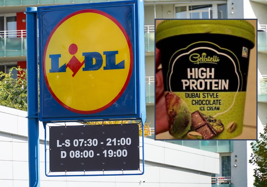 Produse de înghețată proteică în magazine Lidl, Bihor