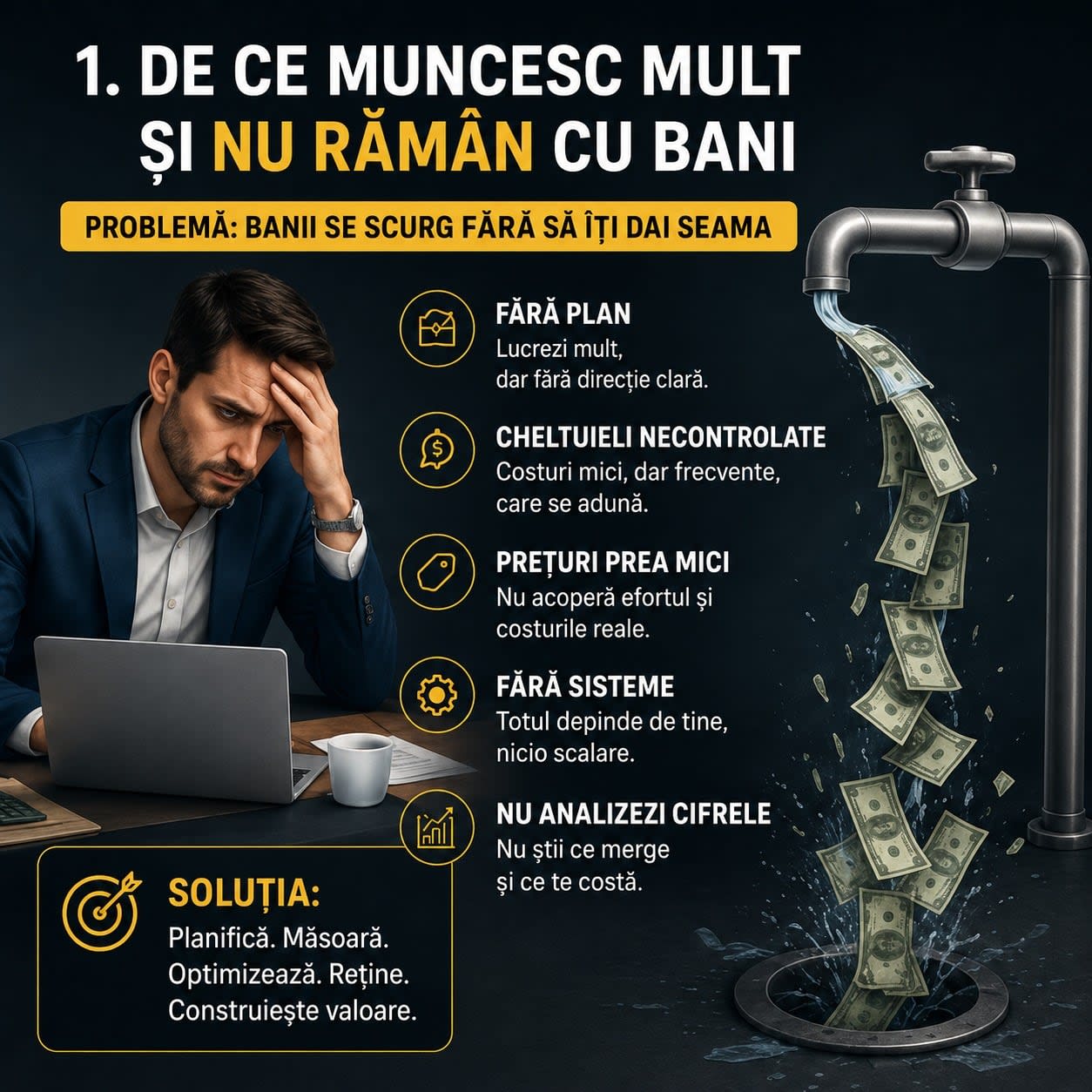 Educație financiară pentru antreprenori: diferența dintre cifra de afaceri și profit