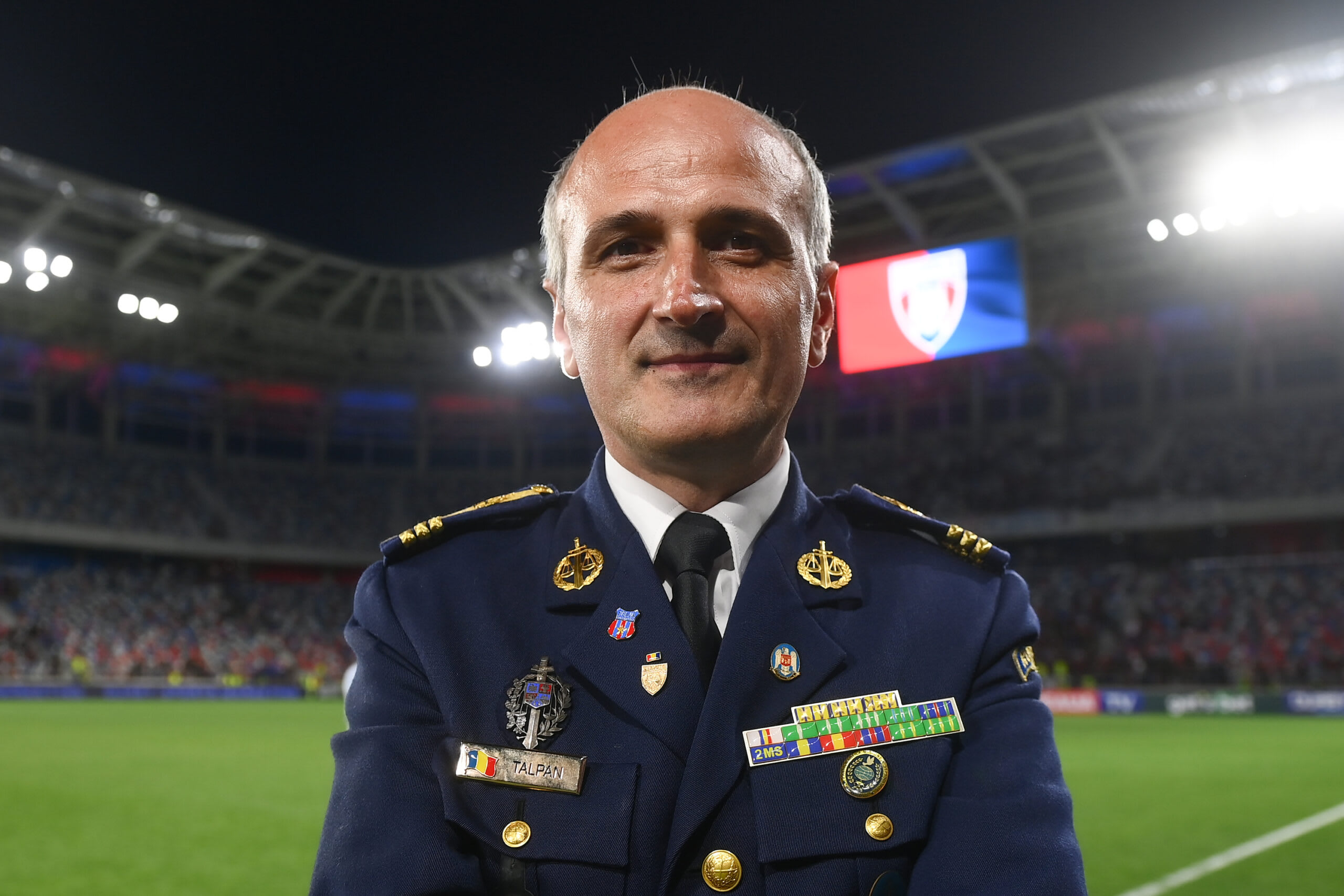 Colonel Florin Talpan în timpul verificărilor disciplinare
