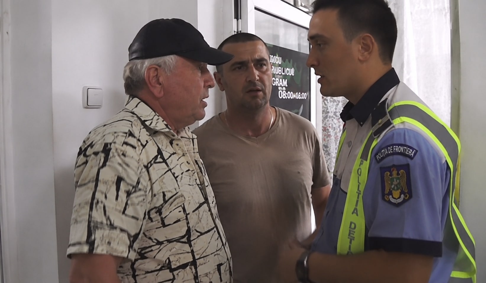 Moment tensionat între Gheorghe Poede, fiul său și polițist la Vaslui