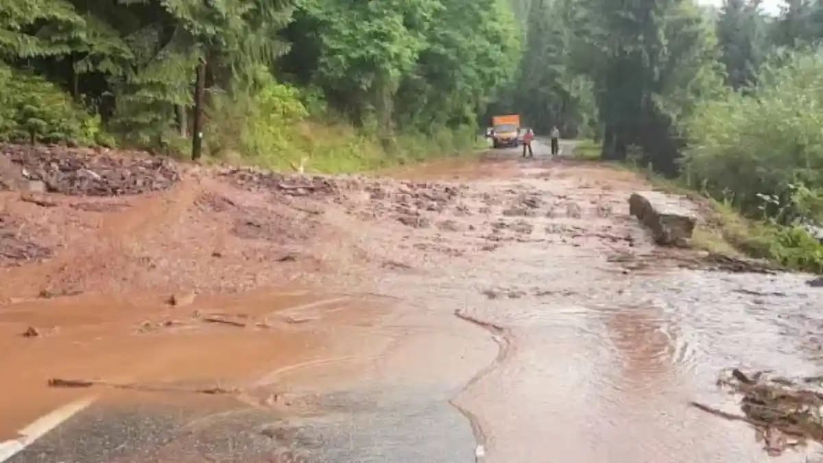 Echipaje de intervenție în zona Râul Mare, Cugir, Alba