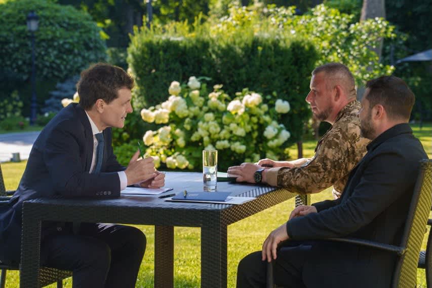 Președintele României, Nicușor Dan, în întâlnire cu Volodimir Zelenski la Kiev
