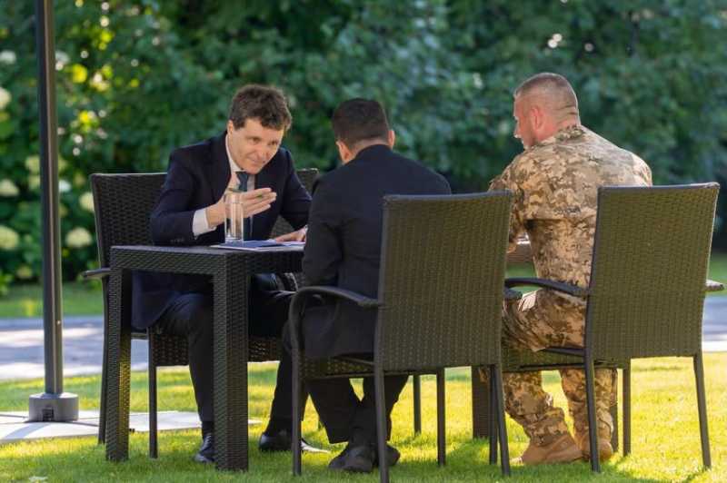 Președintele Nicușor Dan la Kiev în timpul discuțiilor bilaterale
