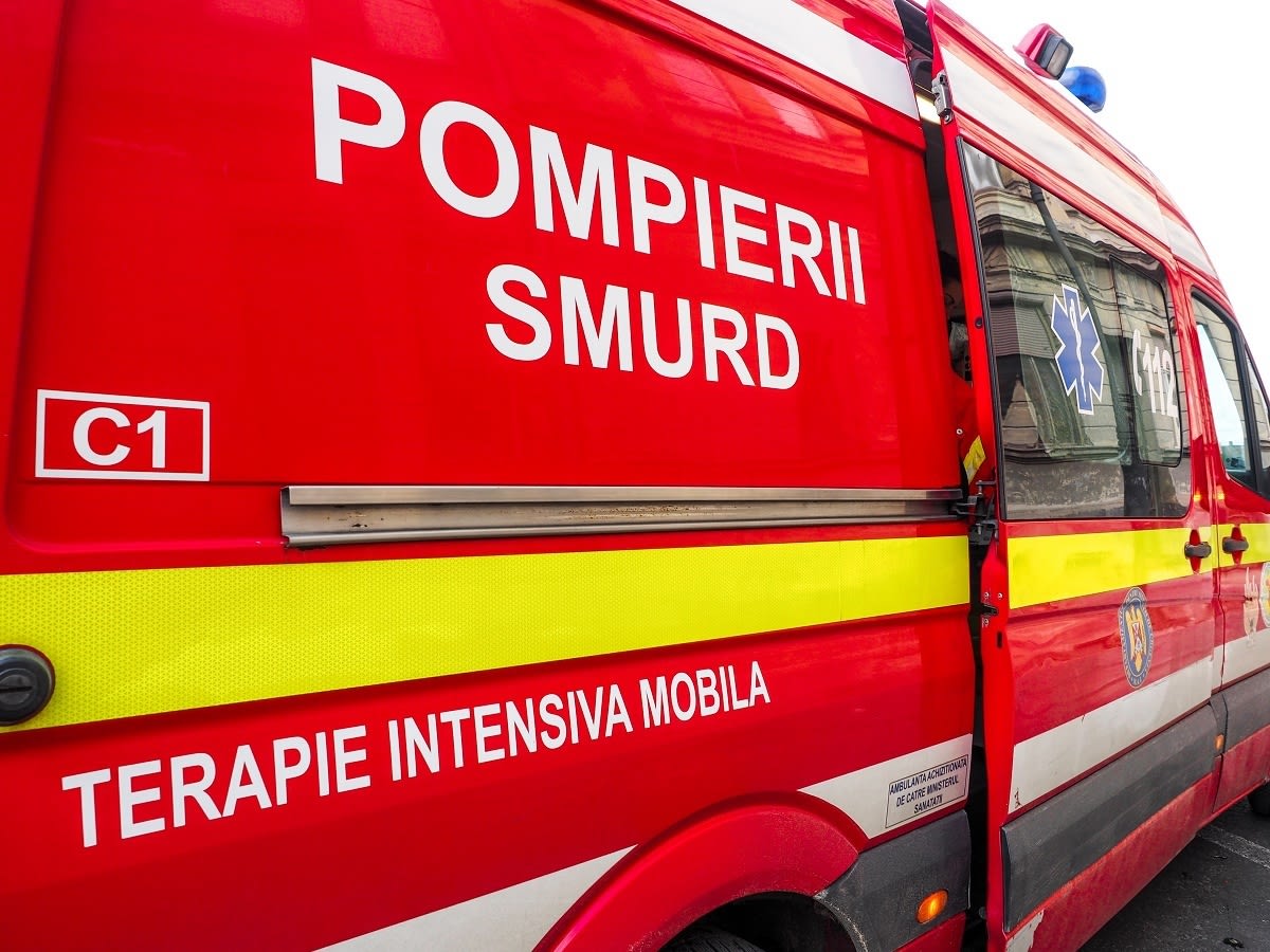 Un utilaj de șlefuire în timpul unui accident de muncă la Cicârlău
