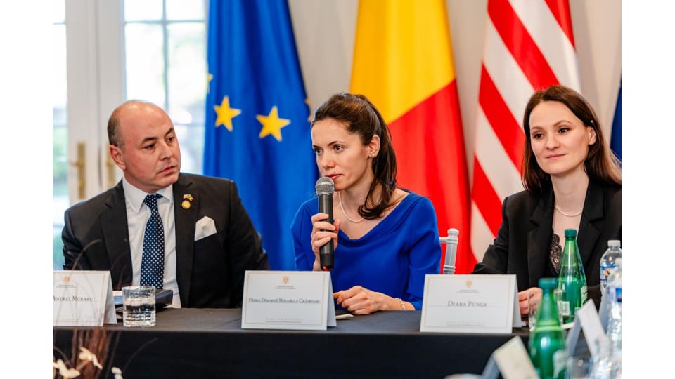 Mirabela Grădinaru participând la evenimente umanitare în Ucraina