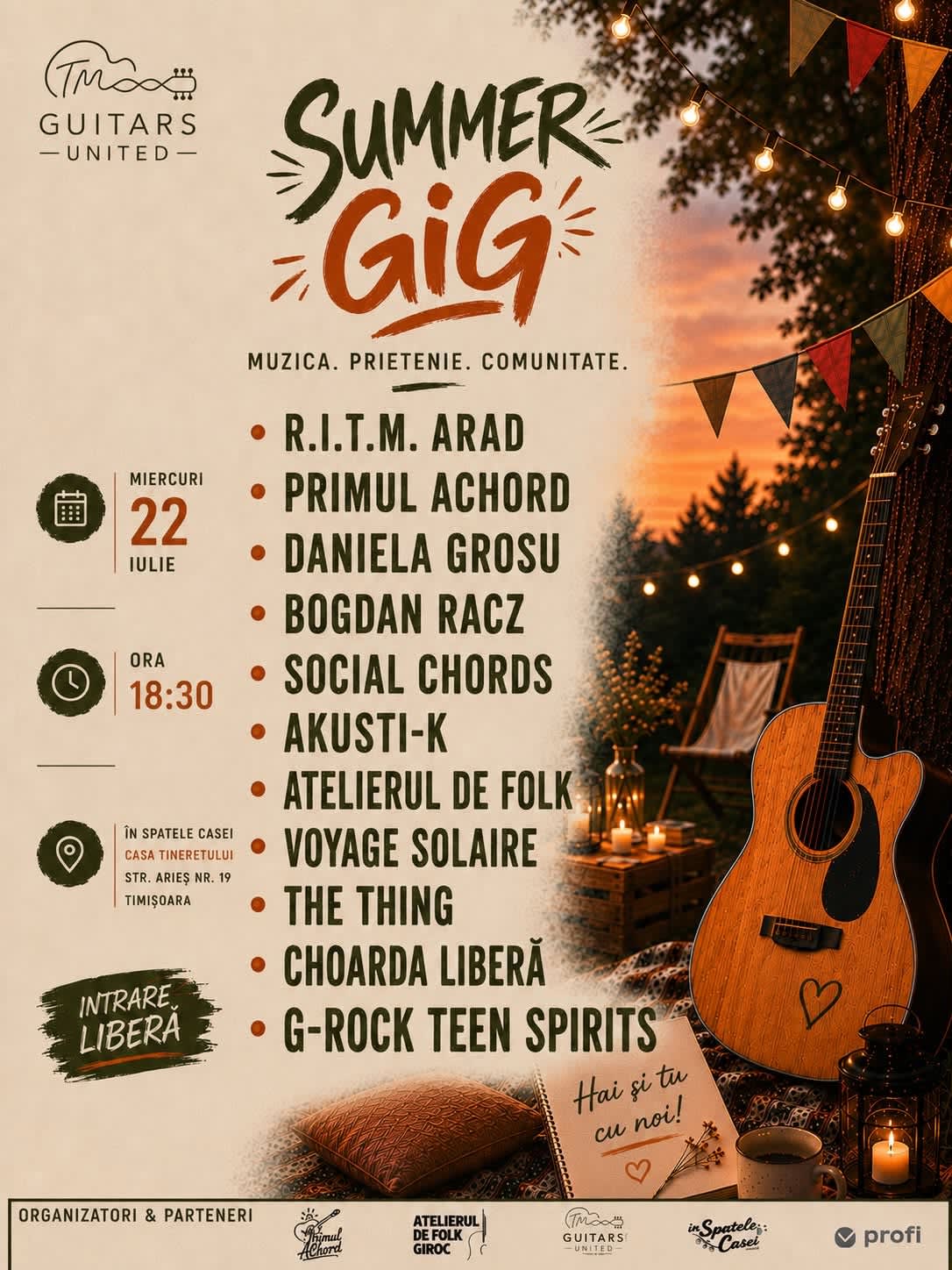 Eveniment muzical la Casa Tineretului din Timișoara