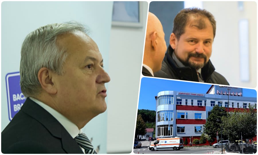 Managerul Adrian Cotîrleț în sala de operații a spitalului Moinești