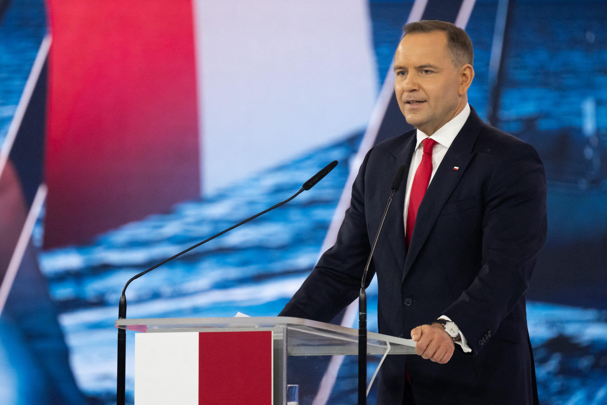 Karol Nawrocki, președintele Poloniei, în timpul audierii