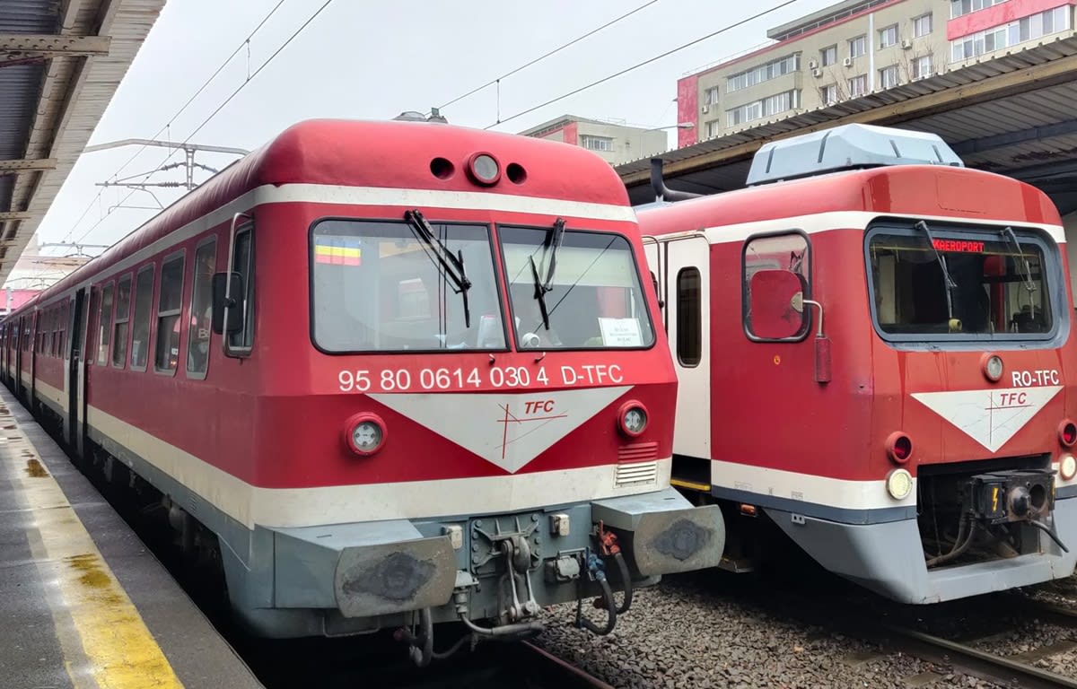 Tren suspendat pe linie feroviară din România