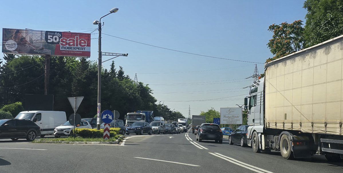 Trafic aglomerat pe DN 39 între Agigea și Eforie în sezonul estival