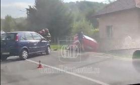 Accident rutier pe DN 71 în Priboiu, Dâmbovița