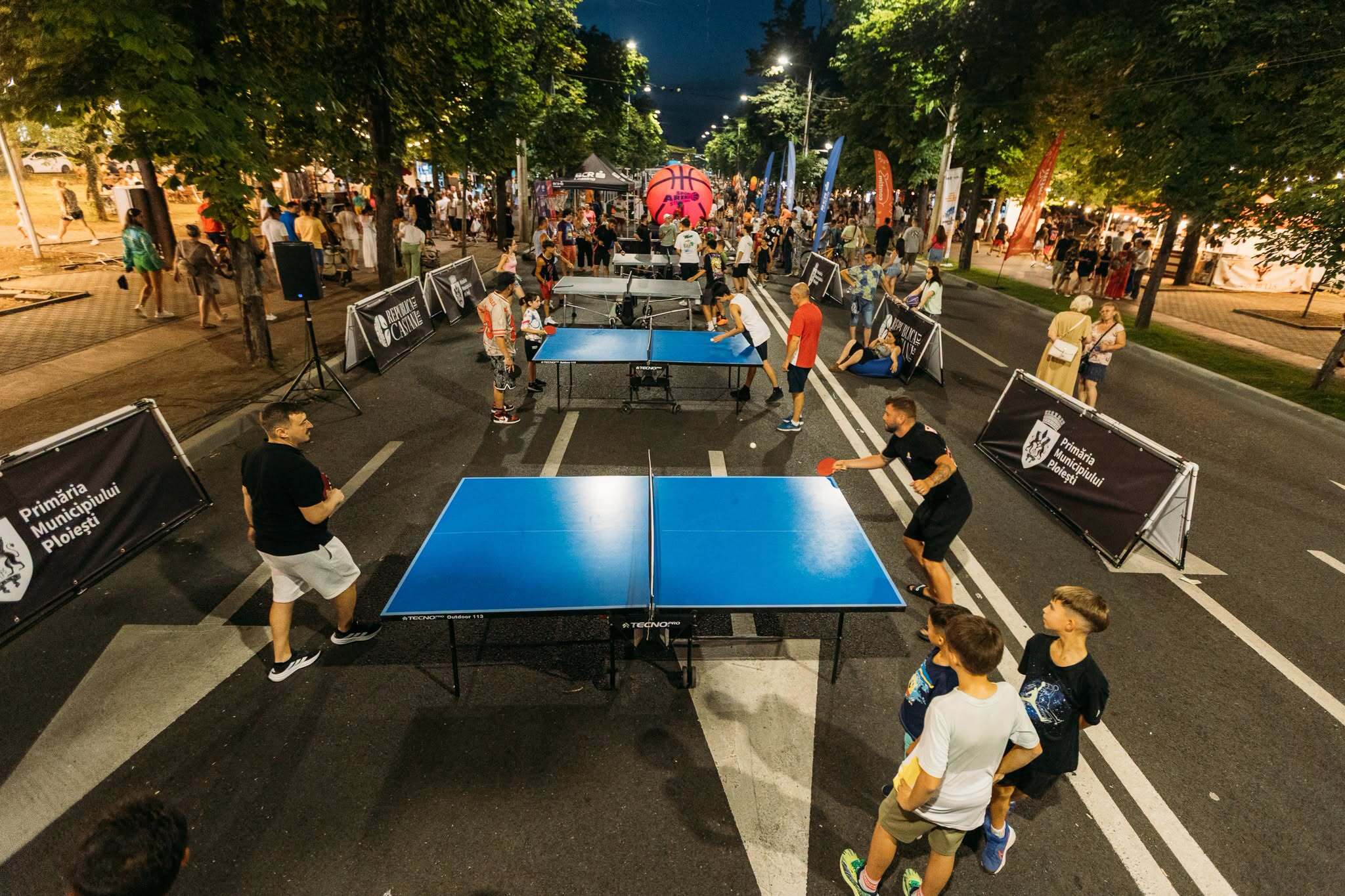 Spectacol streetball și stadion în Ploiești