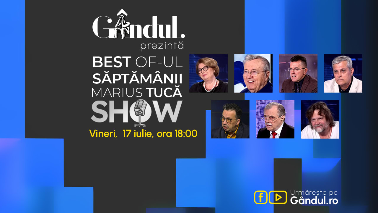 Invitați celebri în platoul Marius Tucă Show, discuții intense