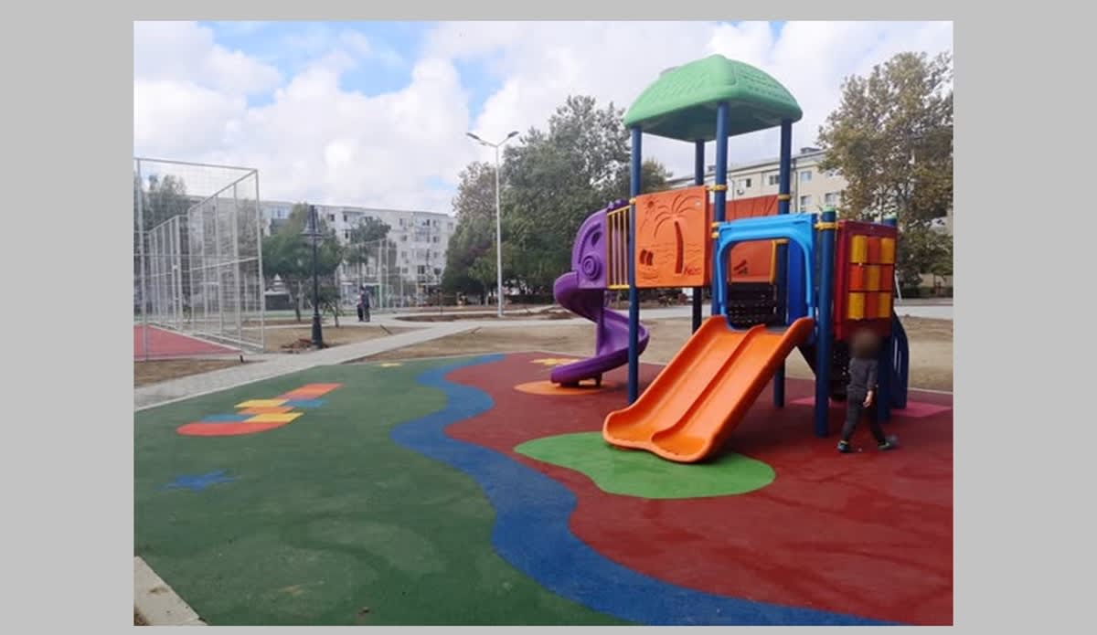 Spațiu de joacă modernizat în Parcul Dragoslavele, Constanța