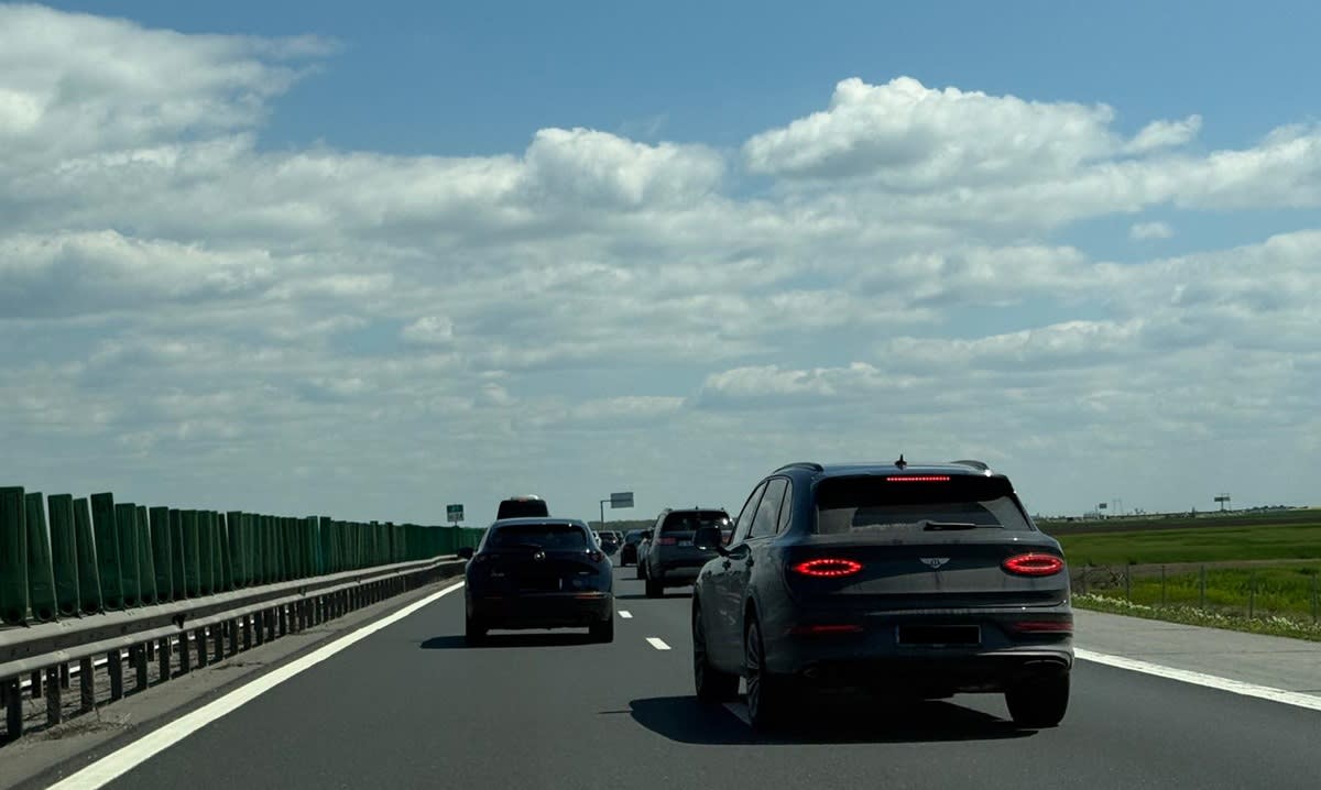 Accident rutier pe Autostrada Soarelui A2, zone de trafic intens