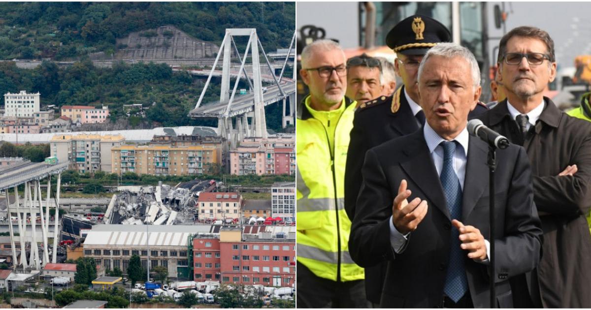 Podul Morandi prăbușit în Italia, scene de la accident