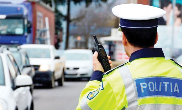 Polițiști rutieri în acțiune în Argeș
