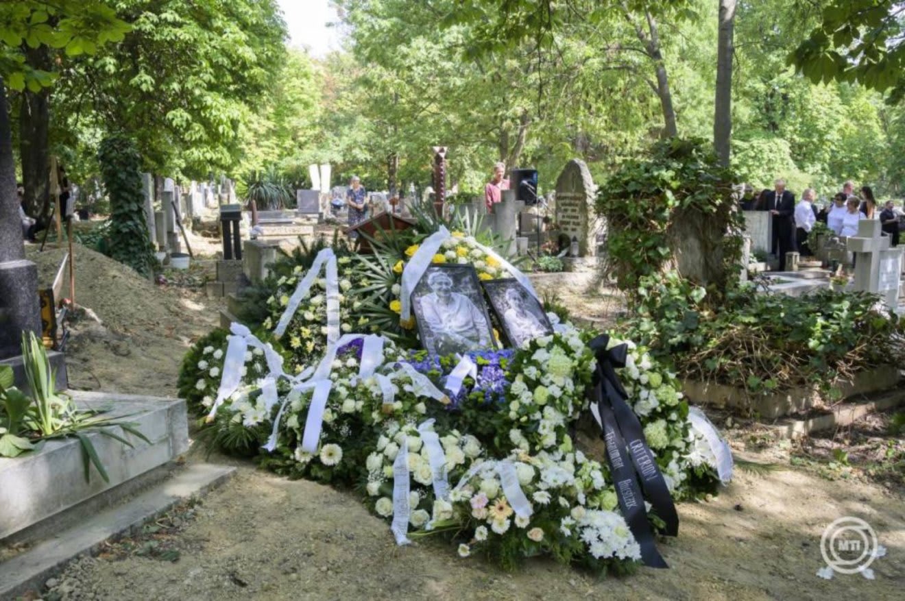 Ceremonie de înmormântare a actorului Szilágyi Tibor