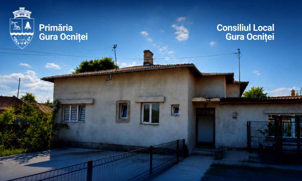 Clădirea dispensarului medical din Gura Ocniței în proces de consolidare