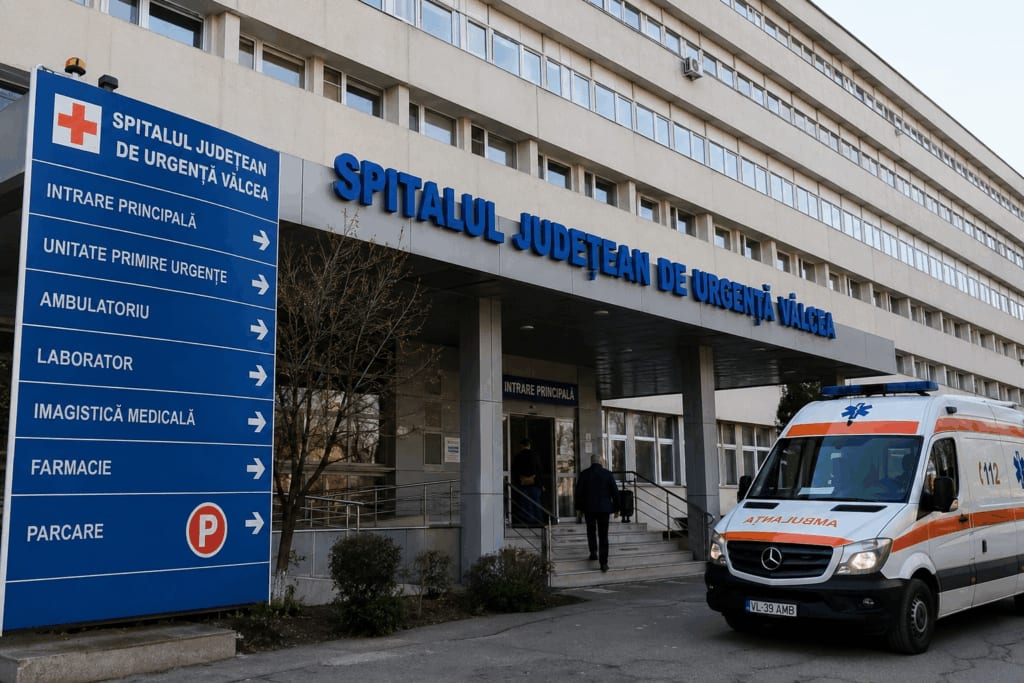 Clădire modernizată a unui spital din Vâlcea, echipamente medicale moderne Clădire modernizată a unui spital din Vâlcea, echipamente medicale moderne