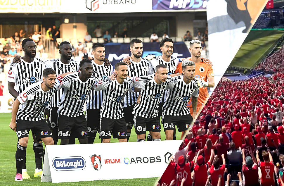 Meci de fotbal între U Cluj și Brann Bergen în UEFA Conference League