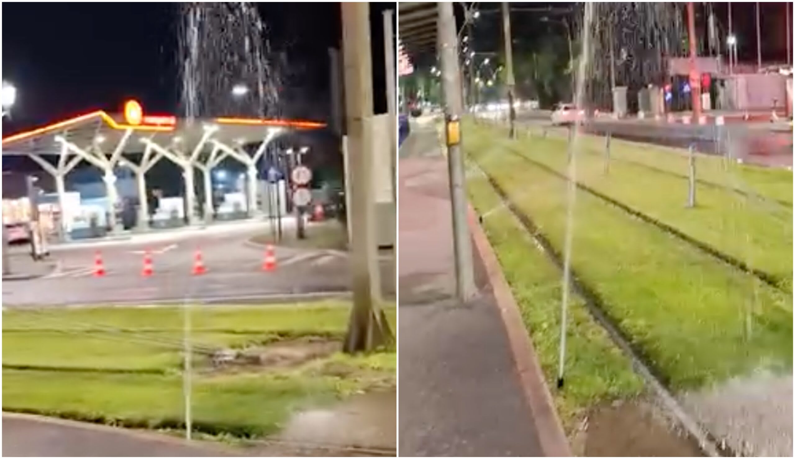 Jet de apă ridicat din pământ pe strada Giurgiului în Sectorul 4