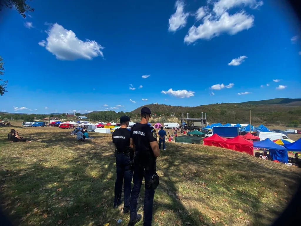 Jandarmi buzoieni în acțiune la evenimente publice