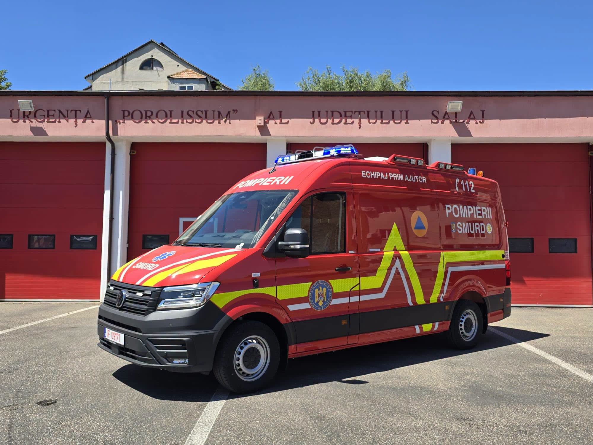 Ambulanță SMURD nouă în serviciu la Sălaj