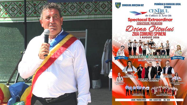 Artiști folclorici și spectacol tradițional la Spineni