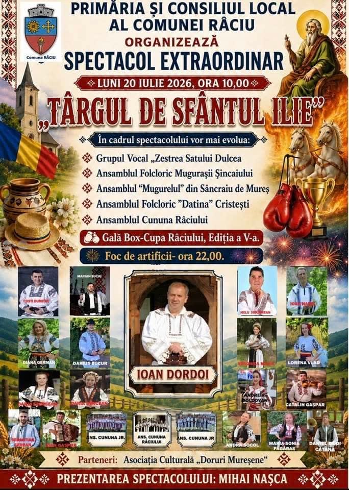 Târgul de Sfântul Ilie la Râciu cu muzică populară