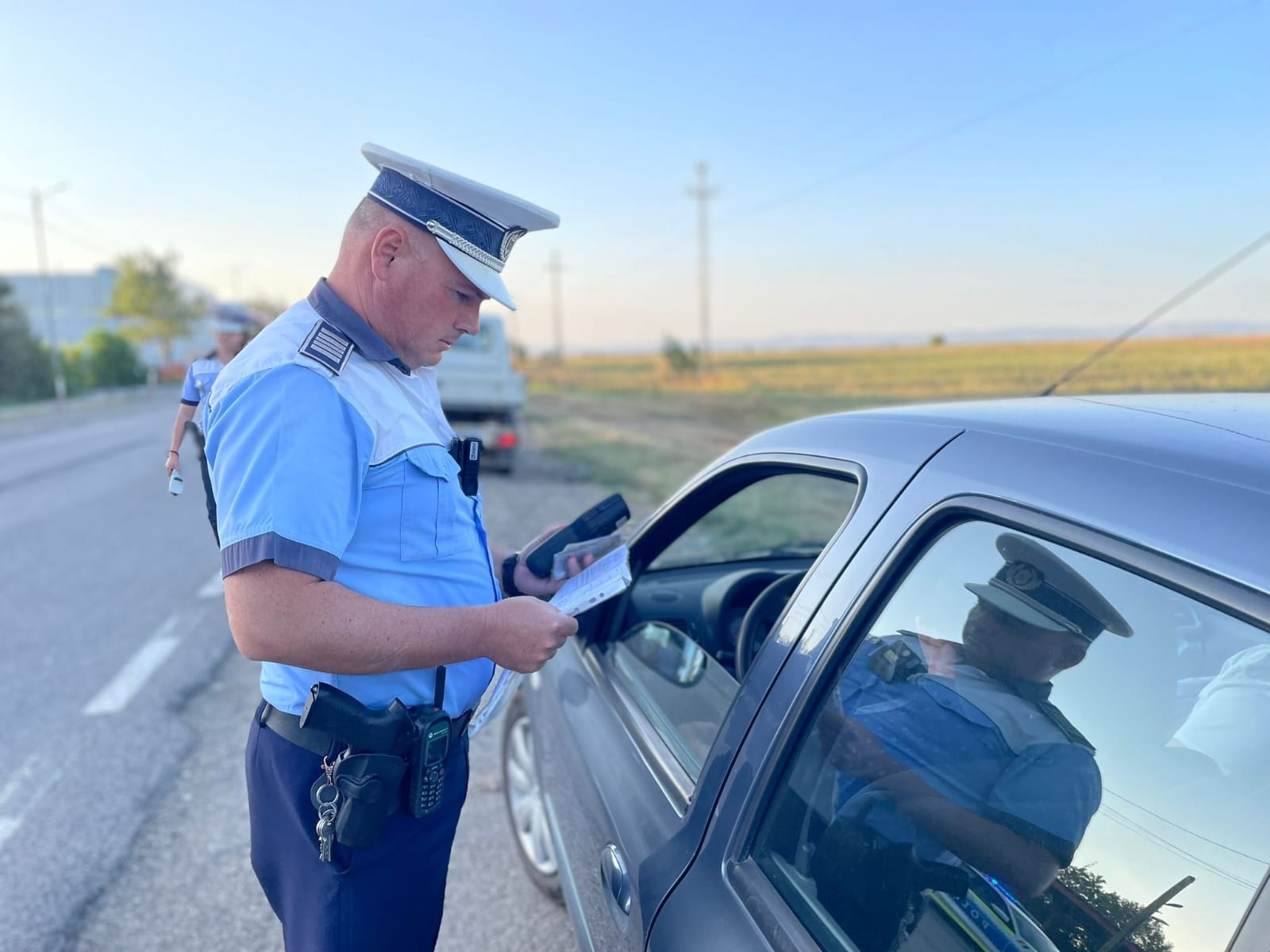 Mașini avariate după accident rutier la Șoimari, Prahova