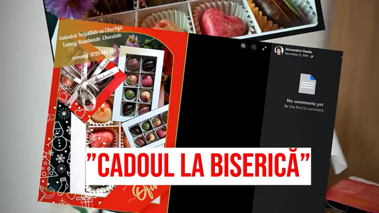 Anna-Maria Dudas în sediul CENAFER, atelier de ciocolată și echipamente