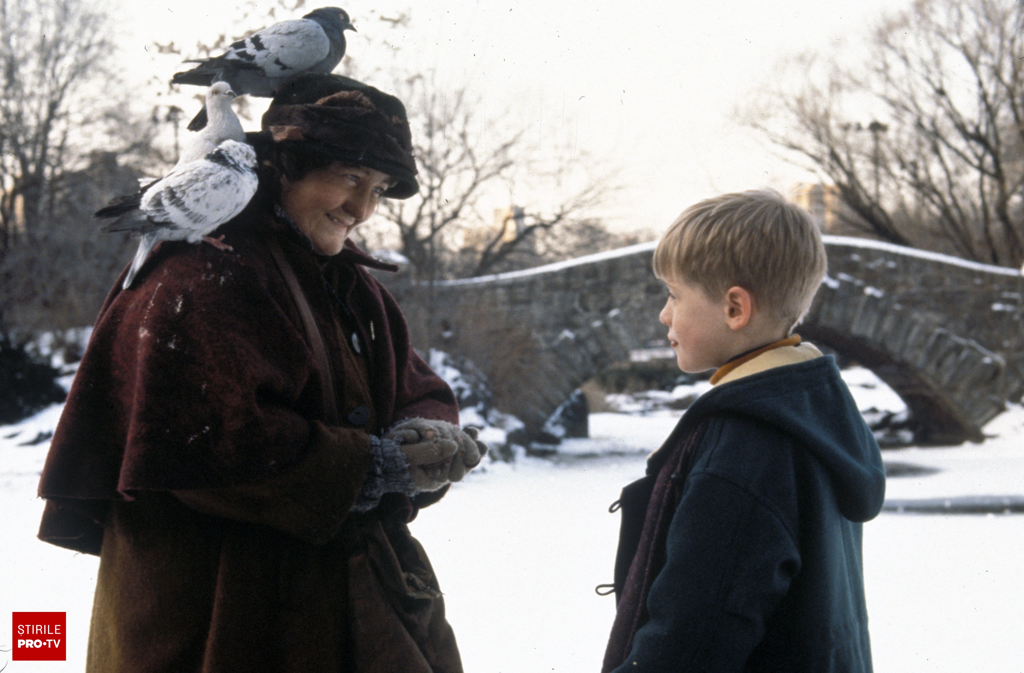 Brenda Fricker în rol de actriță, scenă din film
