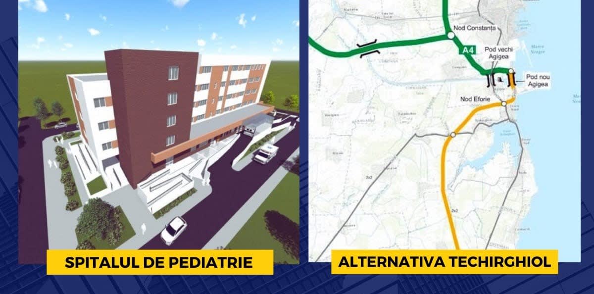 Lucrări de infrastructură și echipe medicale în județul Constanța