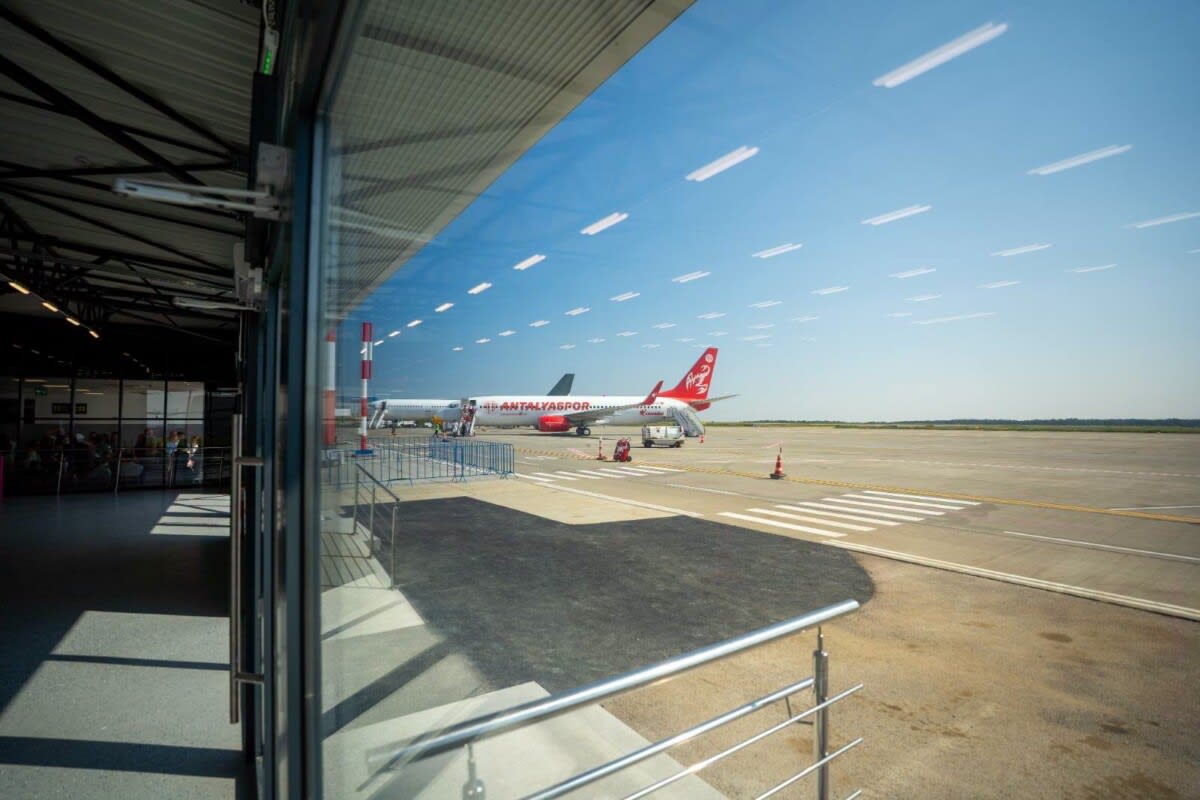 Noua sală de așteptare la Aeroportul Suceava