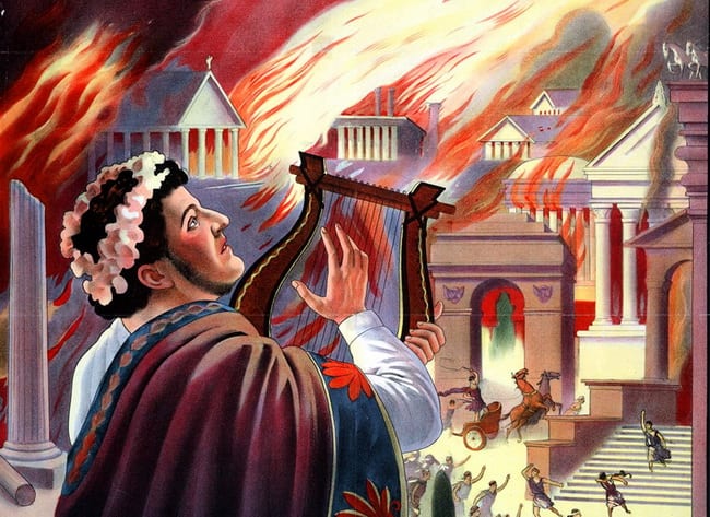 Incendiul din Roma sub conducerea lui Nero