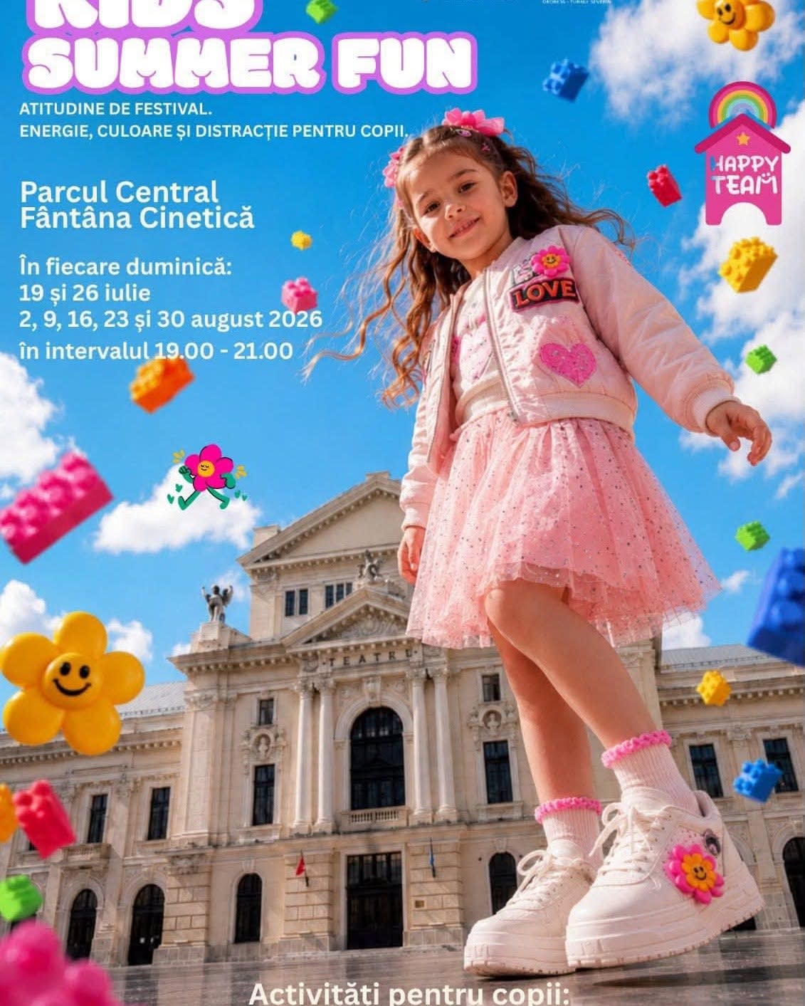 Copii participând la activități creative în parc Copii participând la activități creative în parc