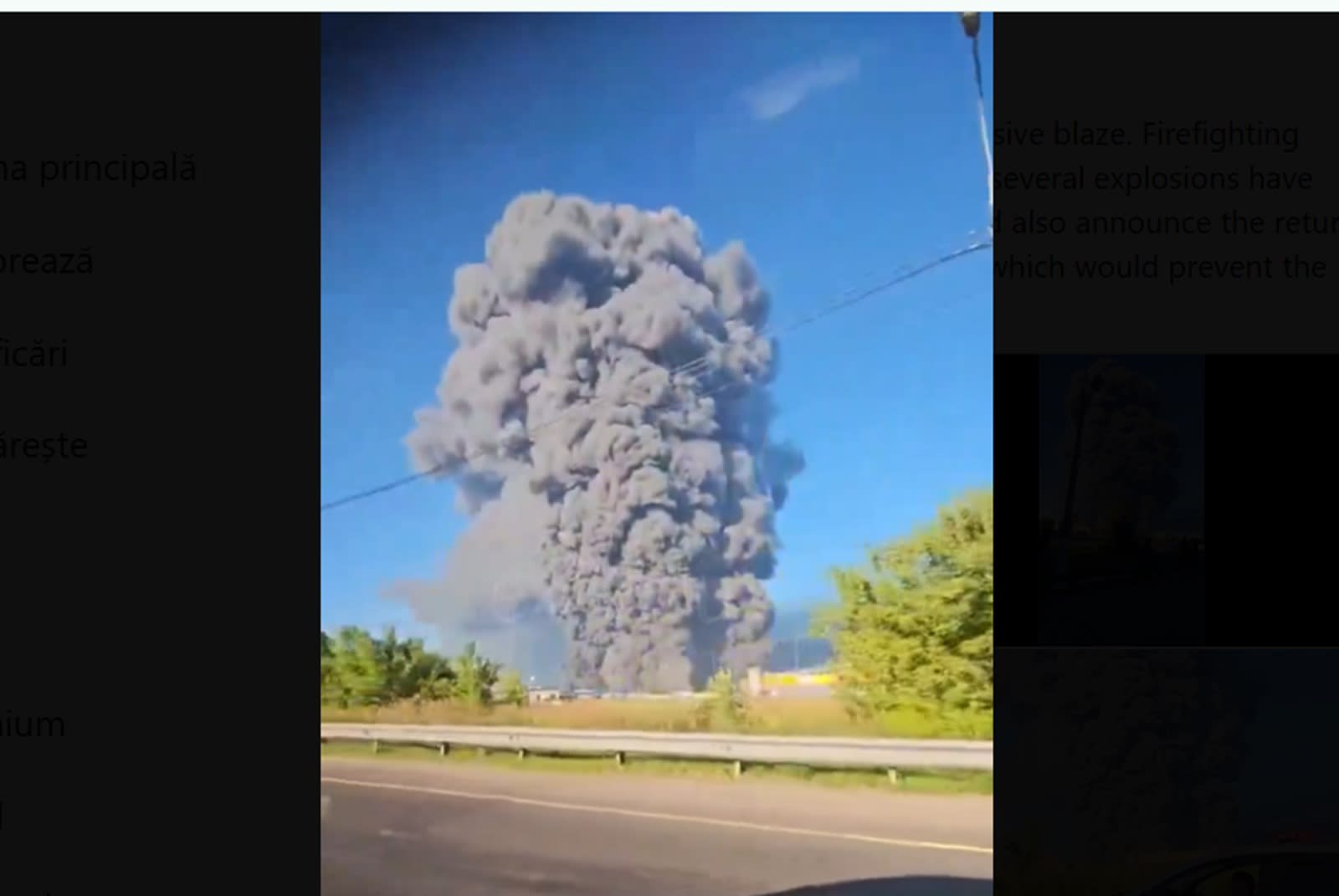 Incendiu la depozit Wildberries din Rusia, drone în acțiune, echipe de intervenție