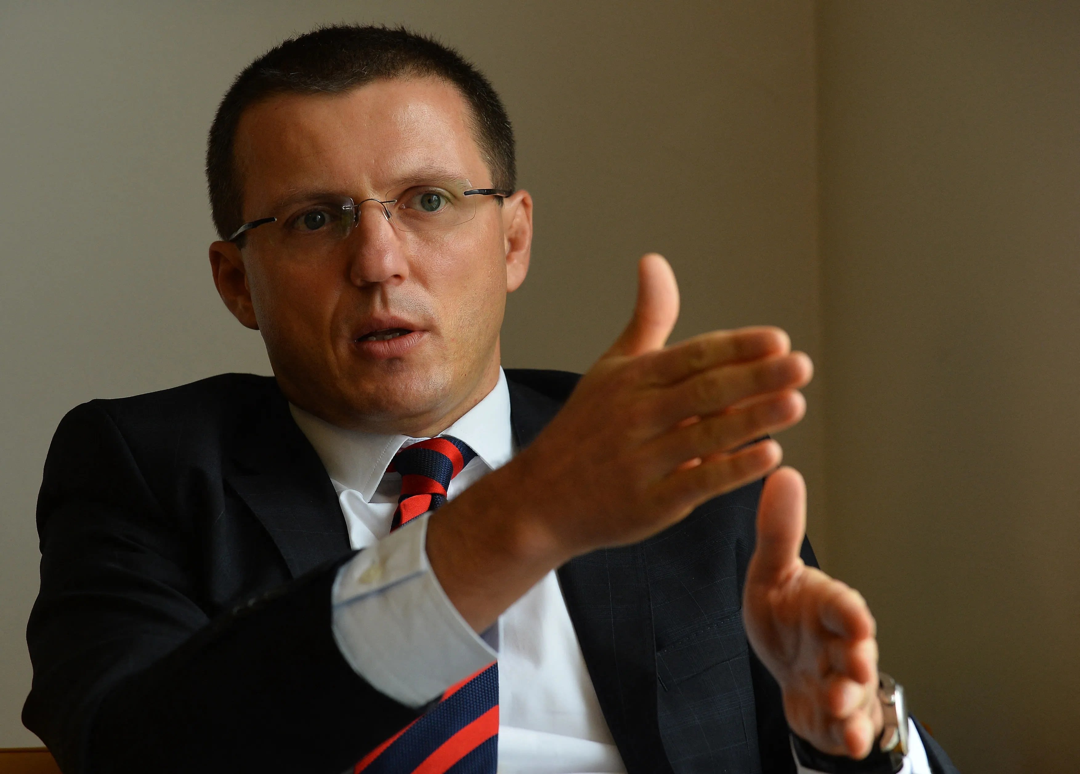 CEO-ul Dragoș Tănase în timpul unei conferințe
