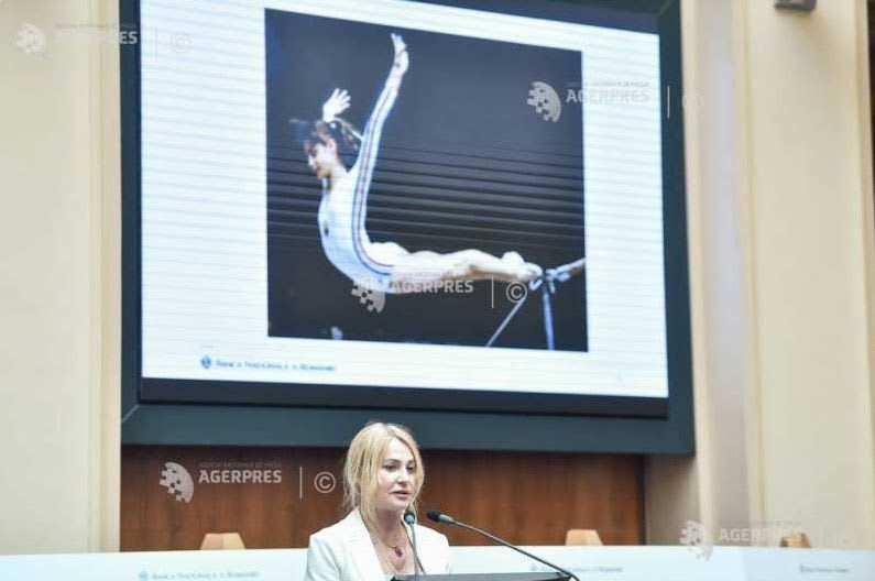 Nadia Comăneci la Jocurile Olimpice de la Montreal