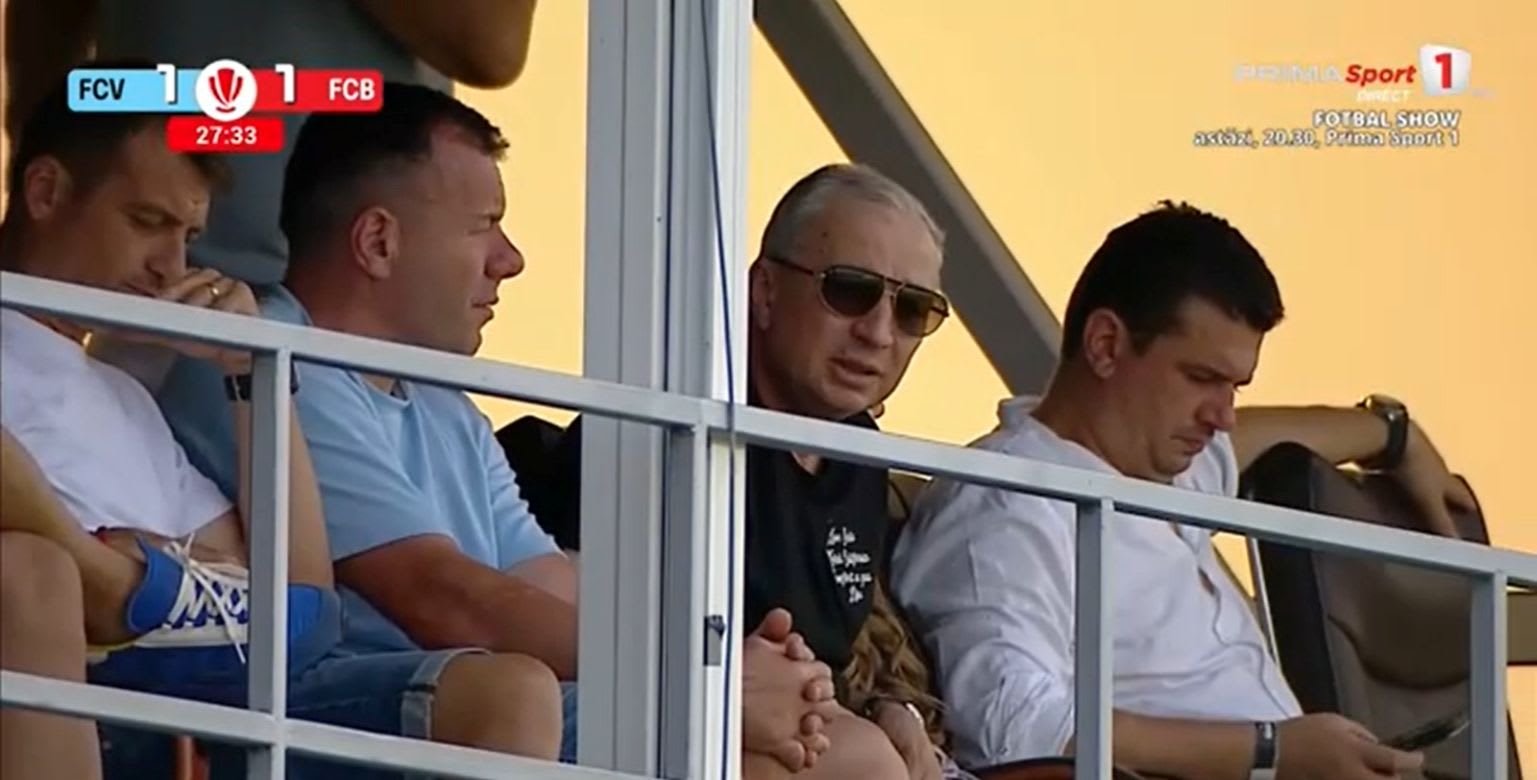 Dan Petrescu la meciul FC Voluntari - Botoșani