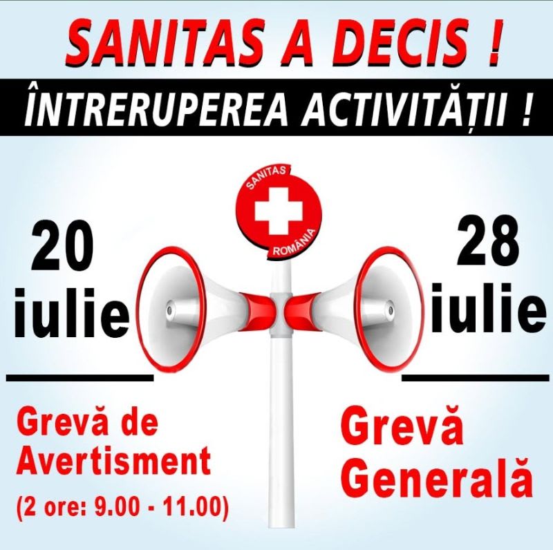 Protest grevă de avertisment în sănătate Protest grevă de avertisment în sănătate