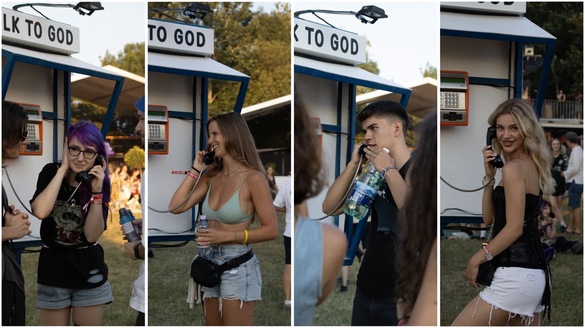 Telefon vechi la Electric Castle, festivalieri vorbind cu „Dumnezeu” Telefon vechi la Electric Castle, festivalieri vorbind cu „Dumnezeu”