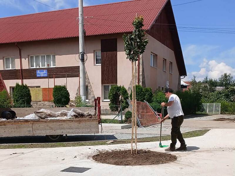 Lucrări de modernizare în Borșa, cu blocuri reabilitate și spații verzi Lucrări de modernizare în Borșa, cu blocuri reabilitate și spații verzi