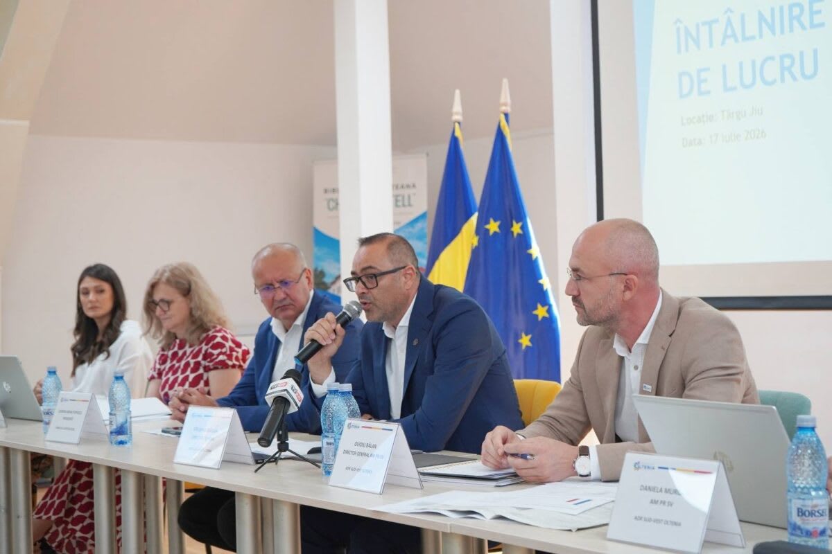 Reprezentanți Gorj discuție despre investiții europene