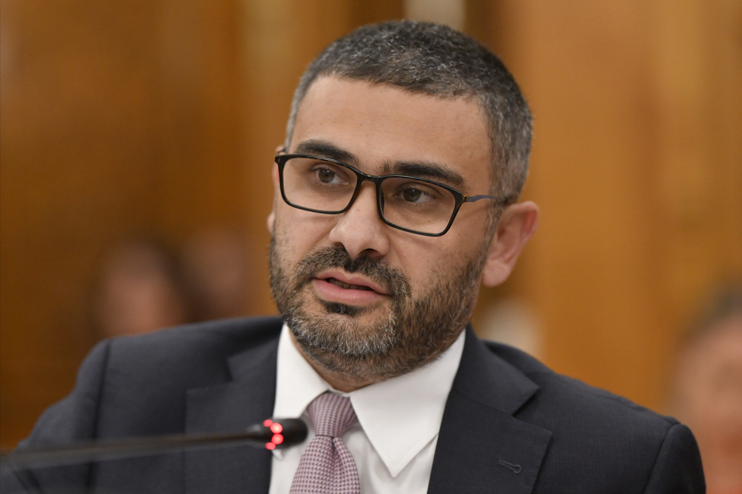 Florin Manole în timpul declarației despre legea salarizării Florin Manole în timpul declarației despre legea salarizării